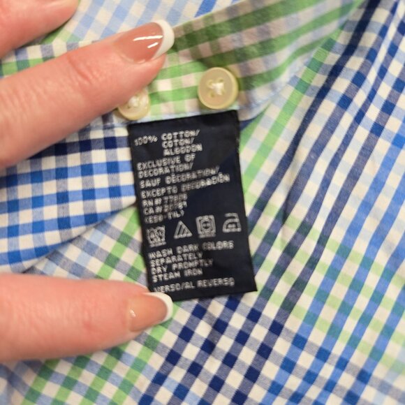 Tommy Hilfiger Men’s Plaid Button-Down Shirt | XL - Picture 10 of 14